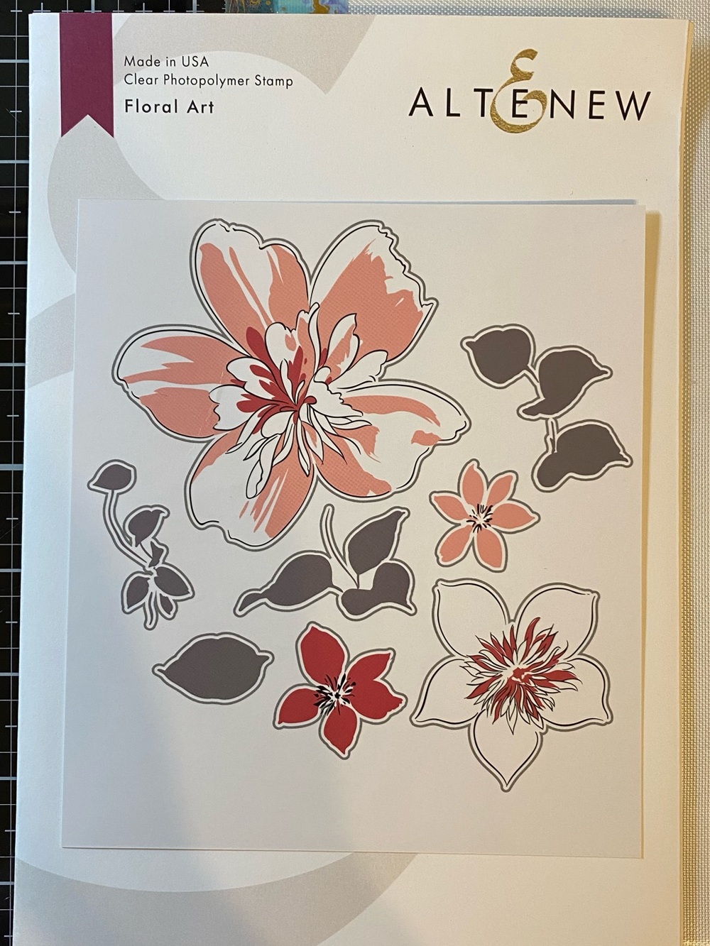Alte&New Stamp and Die Set: Floral Art